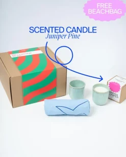 Motel a Miio Geschenkbox - 1 X Copa Alto Becher Klein Mint & 1 X Copa Alto Duftkerze New