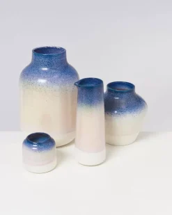 Motel a Miio Madalin Vase Blau Rosa Gesprenkelt Sale