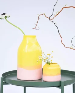 Motel a Miio Marisa Vase Gelb Rose