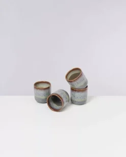 Motel a Miio Melides 4Er Set Becher Klein Forest Brown