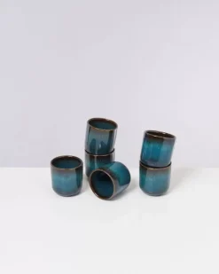 Motel a Miio Melides 6Er Set Becher Klein Oceanblue New