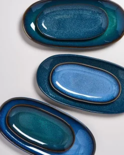 Motel a Miio Melides Servierplatte L Navygreen