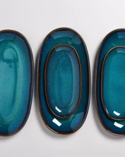 Motel a Miio Melides Servierplatte M Oceanblue New