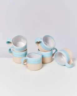 Motel a Miio Nodoa 6Er Set Tasse Blue Dipped Sale