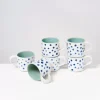 Motel a Miio Nodoa 6Er Set Tasse Mint Mit Punkten Sale