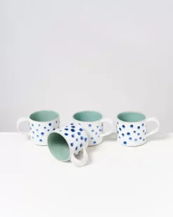 Motel a Miio Nodoa 4Er Set Tasse Mint Mit Punkten Sale