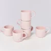 Motel a Miio Nodoa 6Er Set Tasse Rosa Gesprenkelt Discount