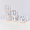 Motel a Miio Nodoa 6Er Set Tasse Weis Blau Best