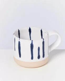 Motel a Miio Nodoa 6Er Set Tasse Weis Blau New