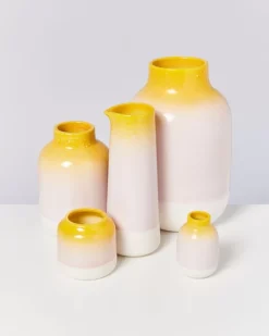 Motel a Miio Nuno Vase S Gelb Rosa Gesprenkelt New
