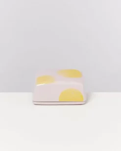 Motel a Miio Seia Butterdose Rosa Gelb Gepunktet Best