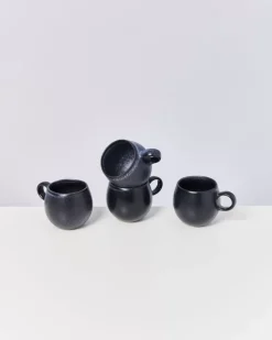 Motel a Miio Turmalina 4Er Set Tasse Klein Schwarz Sale