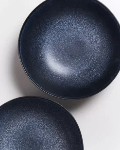 Motel a Miio Turmalina Servierschale Gros Flach Schwarz New