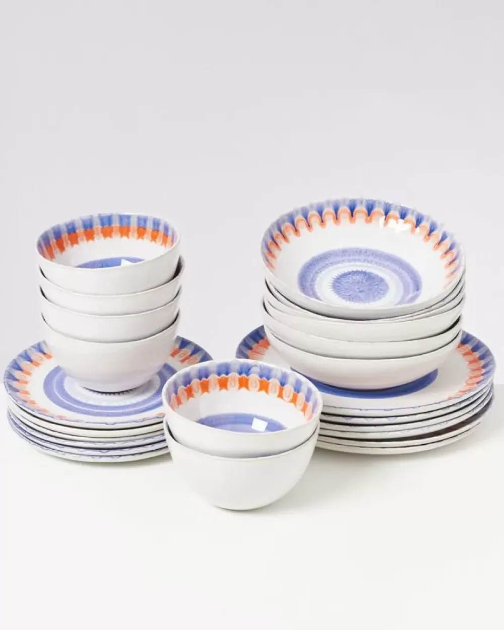 Motel a Miio Verao Blau Orange - 24 Teiliges Set Sale