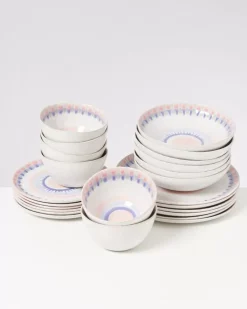 Motel a Miio Verao Rosa Blau -24 Teiliges Set New