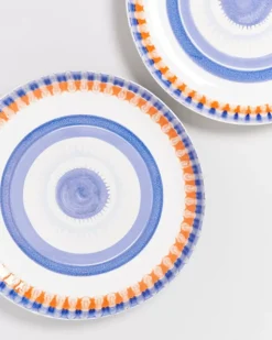 Motel a Miio Verao Servierplatte Xl Rund Blau Orange New