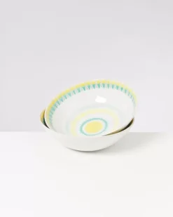 Motel a Miio Verao Servierschale Gros Flach Gelb Grun Outlet