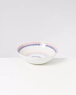 Motel a Miio Verao Servierschale Gros Flach Rosa Blau Clearance