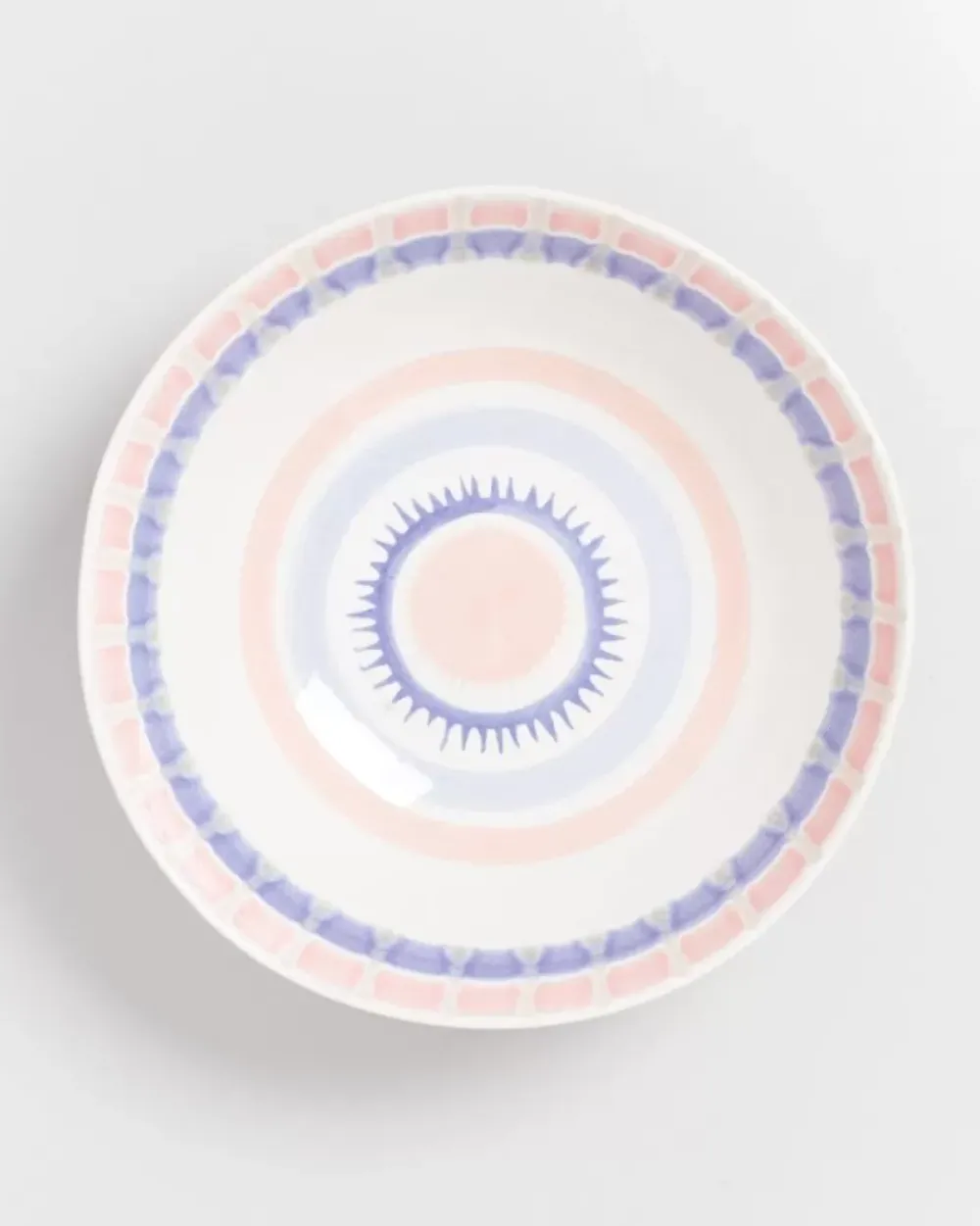 Motel a Miio Verao Servierschale Gros Flach Rosa Blau Clearance