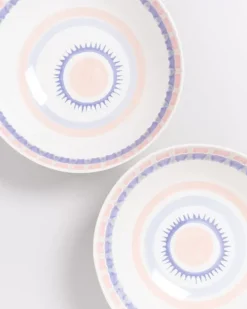 Motel a Miio Verao Servierschale Gros Flach Rosa Blau Sale