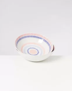 Motel a Miio Verao Servierschale Gros Flach Rosa Blau Sale