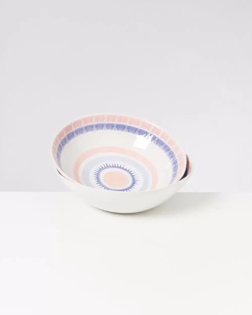 Motel a Miio Verao Servierschale Gros Flach Rosa Blau Sale