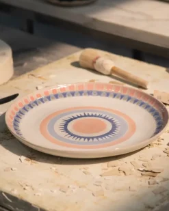 Motel a Miio Verao Teller Gros Rosa Blau New